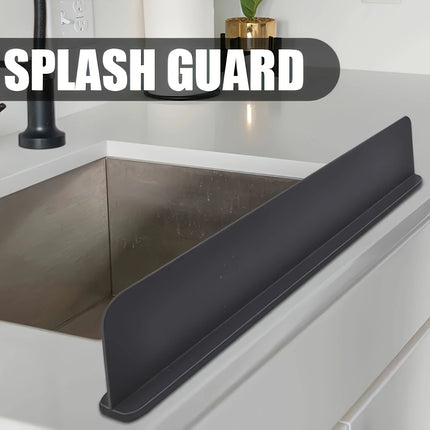 Silicone Sink Splash Guard Suction Cup Water Barrier Kitchen Dishwashing Protector