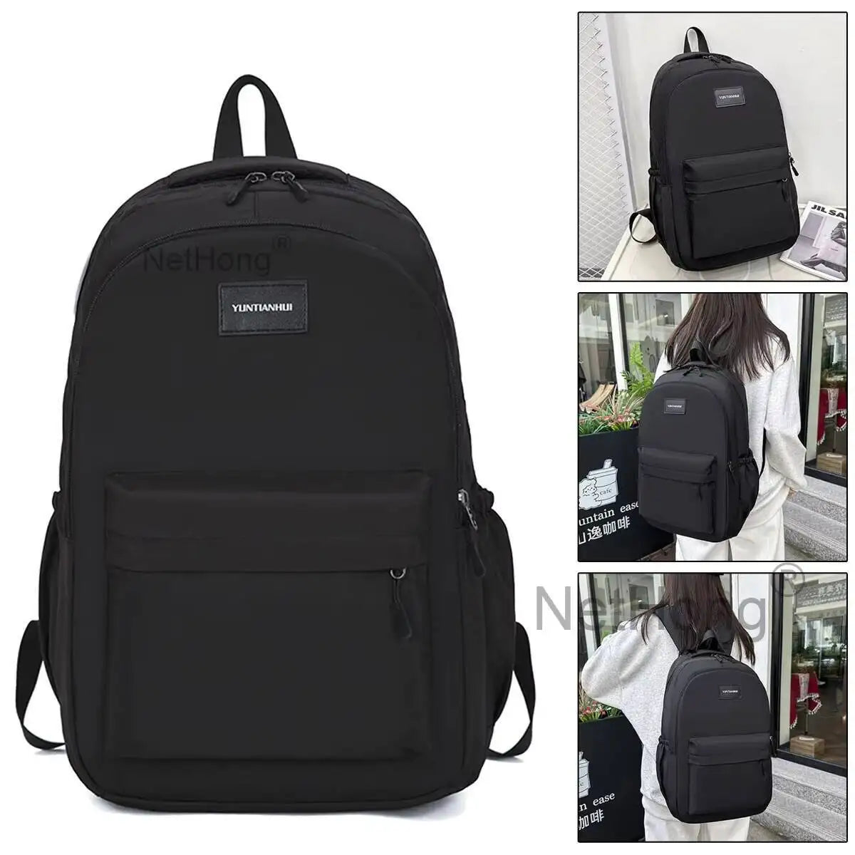 New Women Retro Backpack School Rucksack Laptop/ Ravel Work Plain Bag