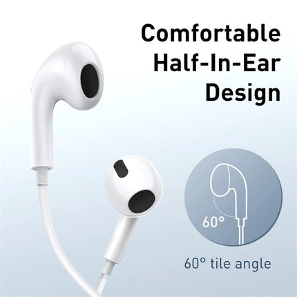 Baseus H17 3.5mm Wired Earphones with Mic In-Ear Headset for Sport