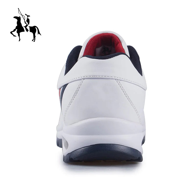 New Outdoor Leather Casual Sneakers for Men: Fashionable and sporty, these large size shoes offer style and comfort for outdoor activities.