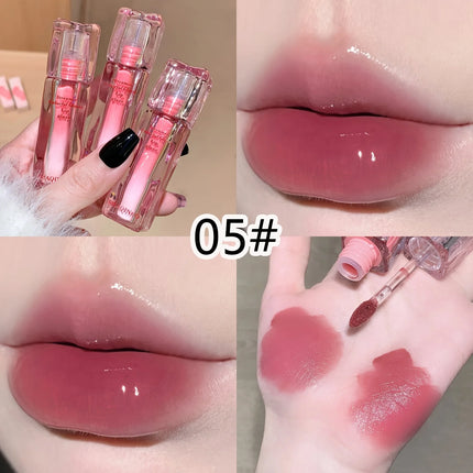 Velora Beauty 6pcs Lip Gloss Set Moisturising Mirror Effect Non Greasy Long Lasting Liquid Lipstick