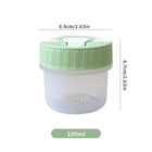 FreshNest Mini Round Food Storage Container with Lid