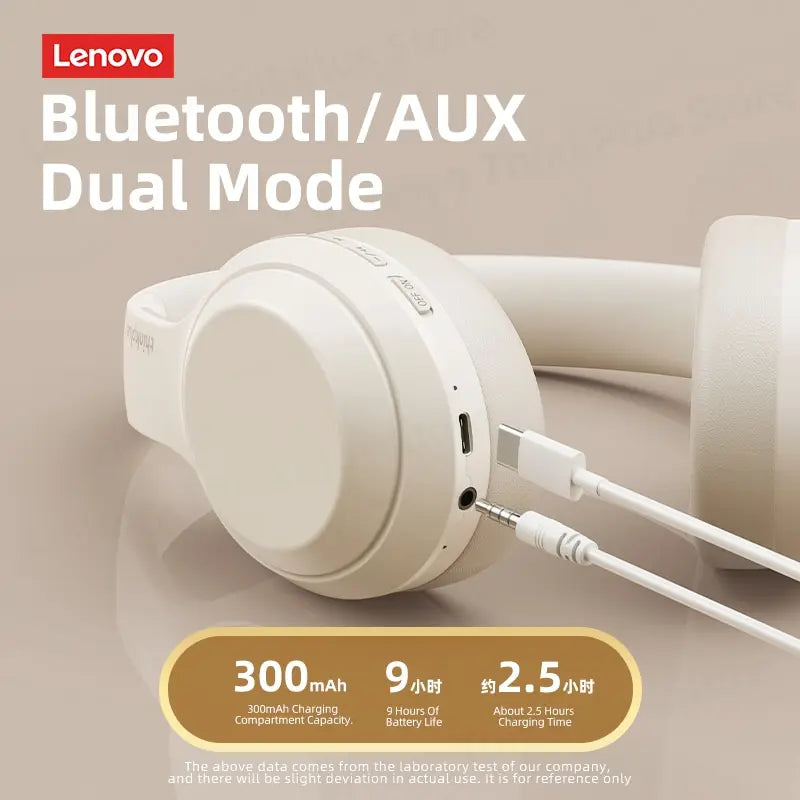 Lenovo Thinkplus TH10 TWS Stereo Headphone Bluetooth Earphones: Enjoy high-quality music & hands-free calls with built-in Mic. Compatible with Mobile, Android, & iOS for versatile use.