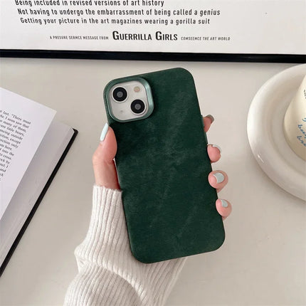 SoftFlannel MagSafe Case for iPhone 17/16/15 Pro Max Matte Wireless Charge Protective Cover