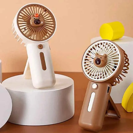 Portable Mini Handheld Fan USB Rechargeable 3-Speed High Power