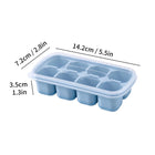 IceFlex Silicone Ice Cube Tray with Lid for Drinks & Whisky