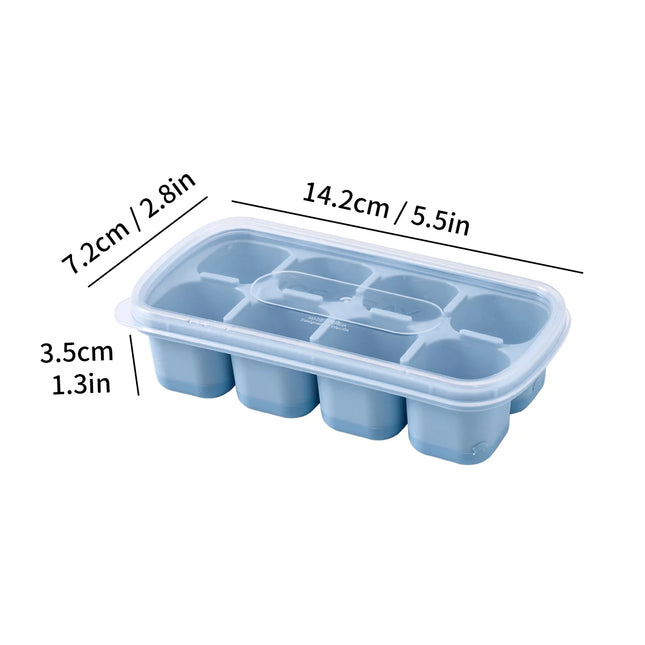 IceFlex Silicone Ice Cube Tray with Lid for Drinks & Whisky