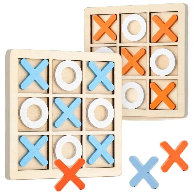 Brain Training Table Game: Interactive Chess Educational Montessori Wooden Puzzle, Ideal Leisure Board Toy for Children's Gift