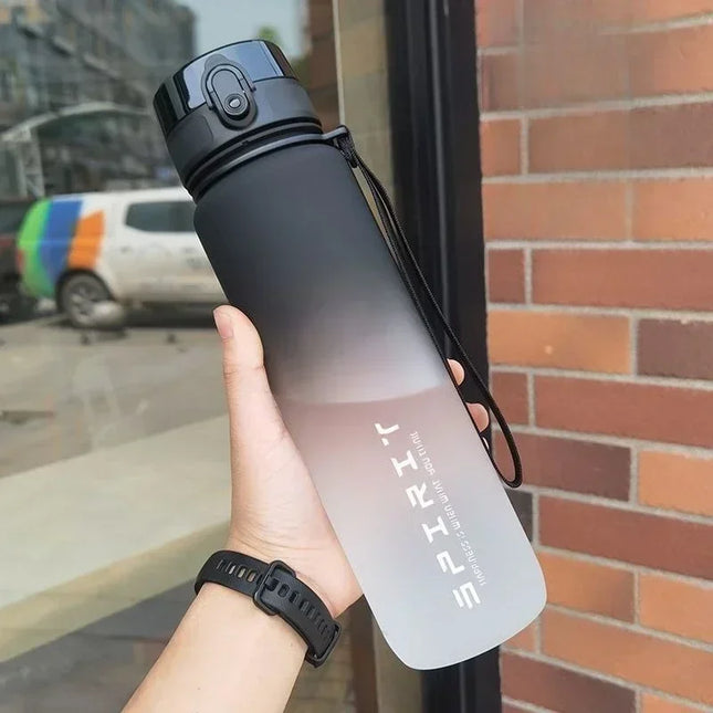 HydraFlow 1L Sports Water Bottle Leakproof Portable Gym Travel Drinking Jug