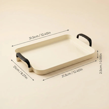 Clear PET Vanity Organiser Tray with Handles