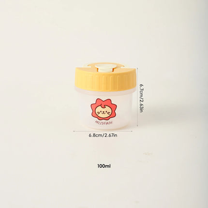 FreshNest Mini Round Food Storage Container with Lid