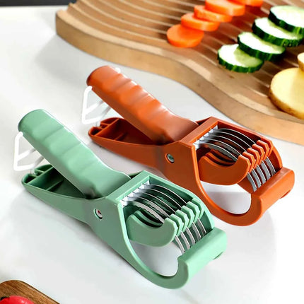 Multifunction Fruit & Vegetable Slicer for Banana, Cucumber & More