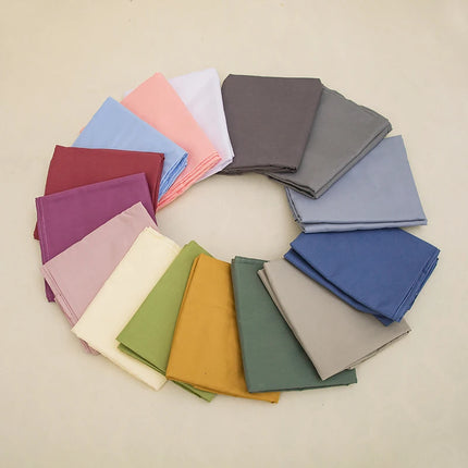 Okeywow solid color single and double bed sheet with machine washable dormitory bedding linen, pillowcase not included