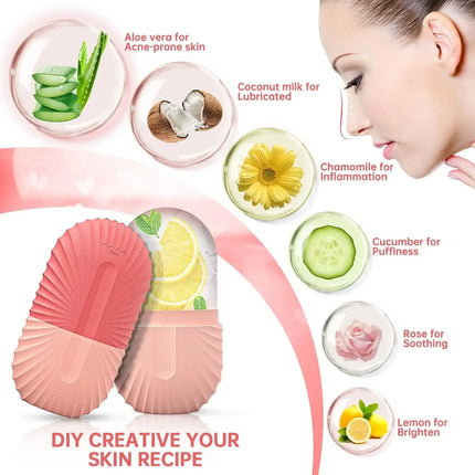Ice Facial Roller for Face Massage, Skin Care & Puffiness Relief