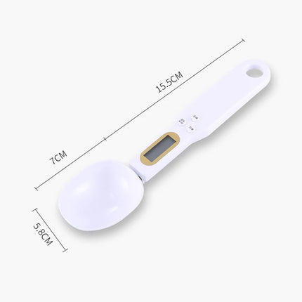 MiniSpoon Digital Kitchen Scale 0.1–500g LCD Food Measuring Spoon for Coffee Flour Milk