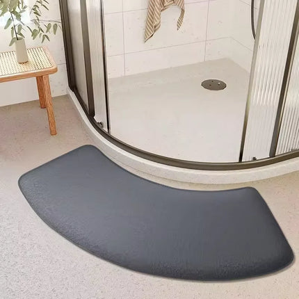 AquaSoft Coral Velvet Bath Mat Super Absorbent Anti Slip Bathroom Door Floor Mat