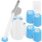 E 24Pcs blue head