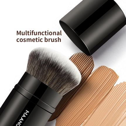 Velora Beauty Retractable Kabuki Brush Foundation Blush Powder Contour Portable Makeup Tool