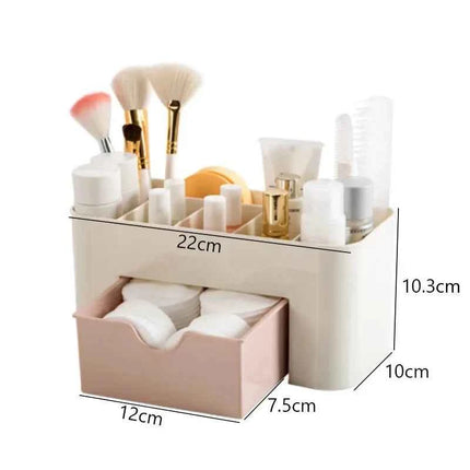 Nail Art Organizer Box for Cotton Pads, Swabs & Beauty Tools
