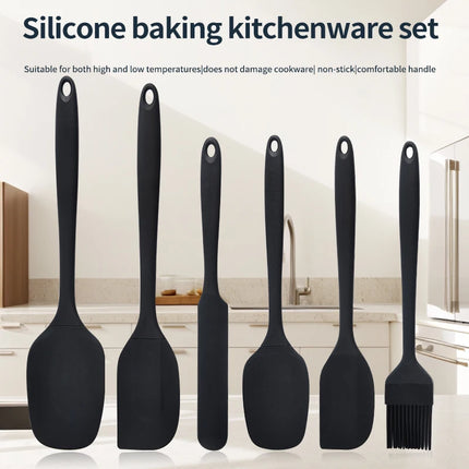 BakeEase 6-Piece Silicone Kitchen Utensil Set