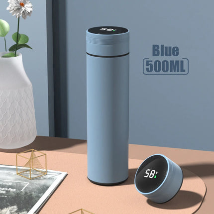 Smart LED Temperature Display Stainless Steel Thermos Bottle 500ml