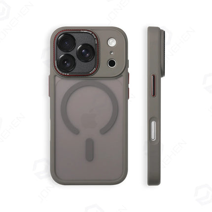 Matte Transparent MagSafe Case for iPhone 17/16/15/14/13 Pro Max Shockproof Bumper Cover