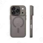 Matte Transparent MagSafe Case for iPhone 17/16/15/14/13 Pro Max Shockproof Bumper Cover