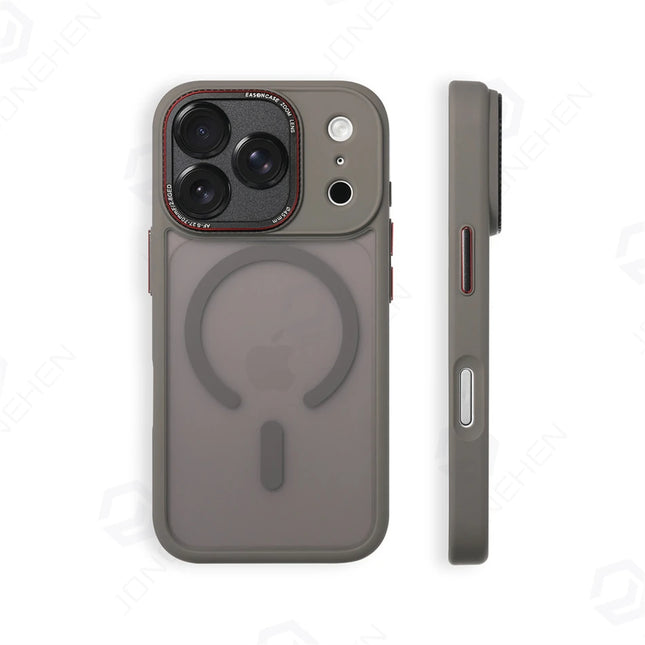 Matte Transparent MagSafe Case for iPhone 17/16/15/14/13 Pro Max Shockproof Bumper Cover