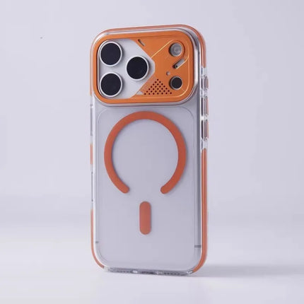 LumiMag Clear Case for iPhone 17 Pro Max/17 Pro MagSafe Metal Lens Protection Hard Cover