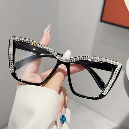 GlamourCat Sparkle Cat-Eye Party Glasses