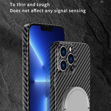 OKEYWOW ultra-thin carbon fiber iPhone case with hard back cover and camera protection for iPhone 11 Pro Max, XS, XR, 12, 13, 14, 15, 16, 17