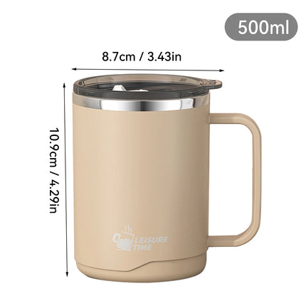 ThermoSip Double Wall Stainless Steel Insulated Coffee Mug