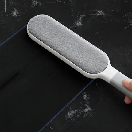 FurSweep Dual Action Pet Hair Remover Electrostatic Lint Brush for Fabric Sofa Carpet Clothes