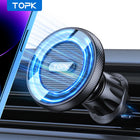 TOPK MagSafe Car Mount Magnetic Air Vent Holder Metal Hook One Hand Operation Stand