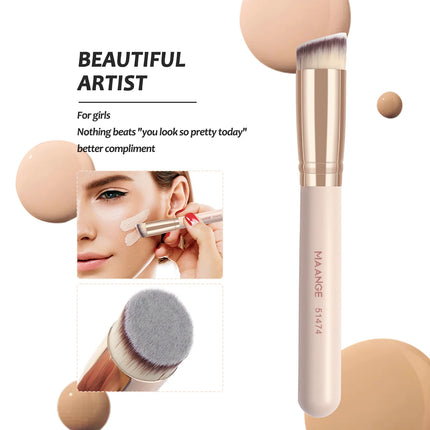 Velora Beauty 7pcs Makeup Brush Set Foundation Powder Concealer Blush Blending Brushes