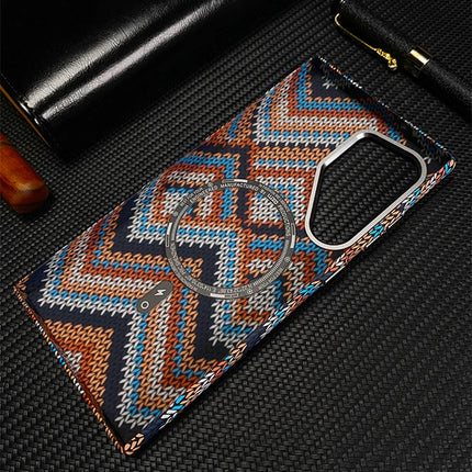 Carbon Fiber Metal Lens MagSafe Case for Samsung Galaxy S25/S24/S23 Ultra Shockproof Cover