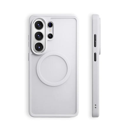 LuxeFrost MagSafe Armor Case for Samsung Galaxy S26 Ultra / S25 / S26+ Matte Shockproof Cover