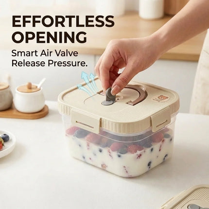 FreshSeal Stackable Food Storage Container with Handle & Lid