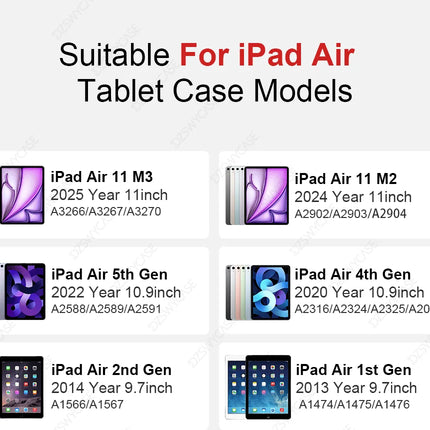 iPad Y-Stand Case for 10th/11th Gen 10.9 Air 11 M2 Air 10.9 Pro 11 M4 Mini 6/7 Stand Cover