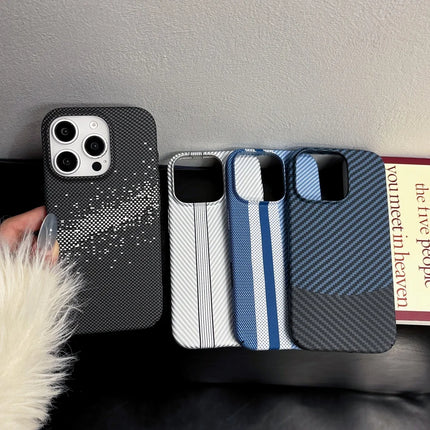CarbonElite PC Armor Case for iPhone 17 Air/16/15/14 Plus/13/12 Pro Max/11 Slim Shockproof Cover