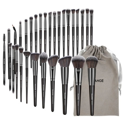 Velora Beauty 30pcs Makeup Brush Set Foundation Concealer Eyeshadow Powder Blush Blending with Bag