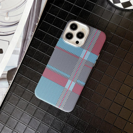 Colorful OKEYWOW Kevlar MagSafe case for iPhone Pro Max with magnetic wireless charging compatibility and durable design