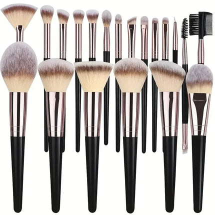 Velora Beauty 3/20pcs Makeup Brush Set Soft Fluffy Eyeshadow Foundation Blending Kabuki Tool