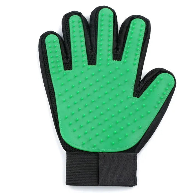 Pet Grooming Gloves Silicone Cat Dog Hair Removal Bath Brush Cleaning Tool