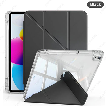 iPad Y-Stand Case for 10th/11th Gen 10.9 Air 11 M2 Air 10.9 Pro 11 M4 Mini 6/7 Stand Cover