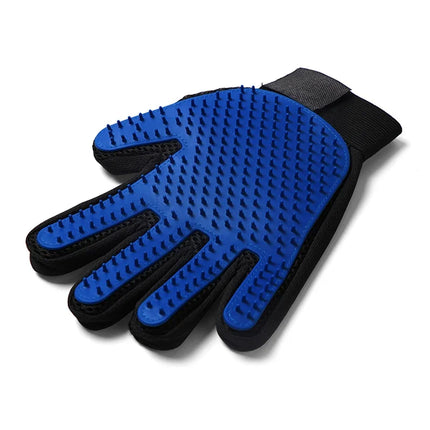 Pet Grooming Gloves Silicone Cat Dog Hair Removal Bath Brush Cleaning Tool