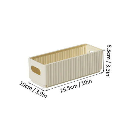 FoldEase Foldable Storage Basket with Handle