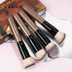 Velora Beauty 4pcs Makeup Brush Set with Case Foundation Concealer Powder Soft Dense Bristles