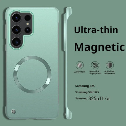 Samsung Ultra Thin Magnetic PC Shockproof Cooling Cover for S22/S23/S24/S25 Ultra Plus by OKEYWOW