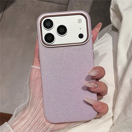 Bling PU Leather MagSafe Case for iPhone 17 Pro Max / 17 Pro / 16 Pro Metal Lens Cover